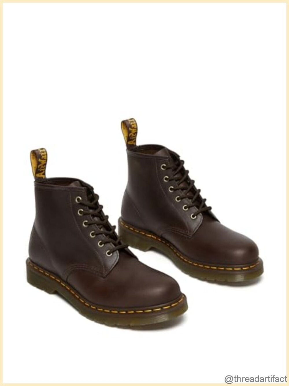 Leather Ankle Boot 6 Eye Lace Up Work Boots Slip Resistant